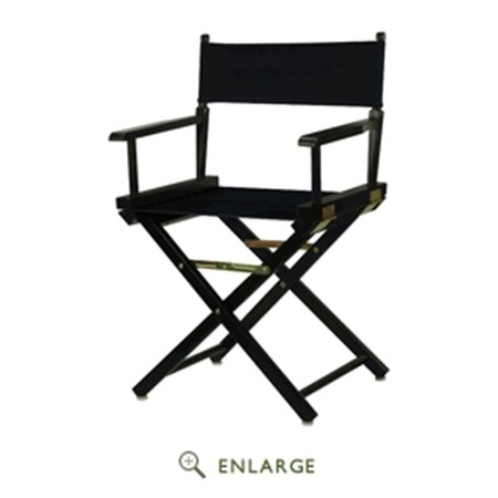 Betterbeds 200-02-021-10 18 in. Directors Chair Black Frame with Navy Blue Canvas BE4265109